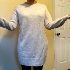 Winter White Sweater Dress